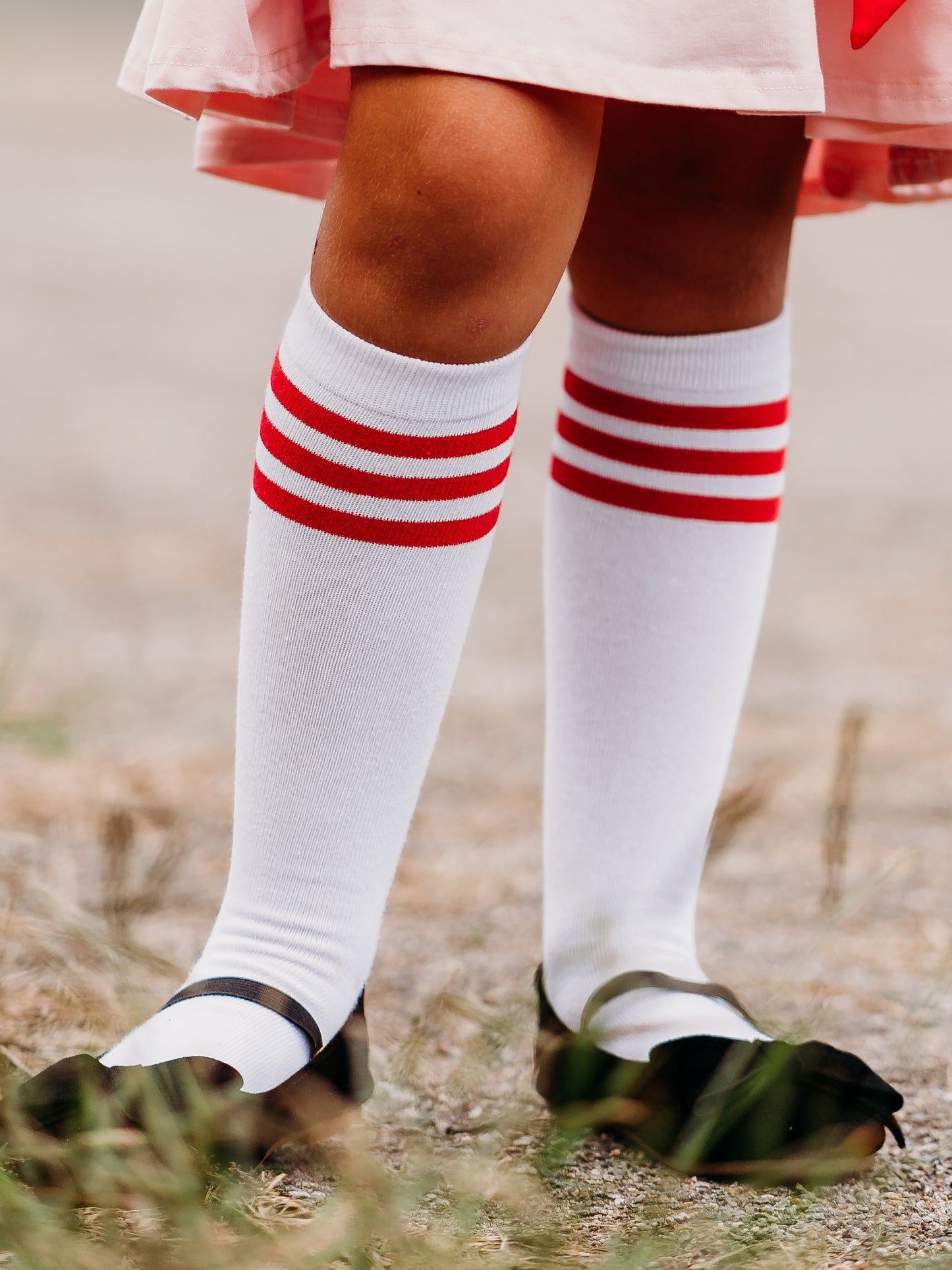 Striped Socks - Red Stripes