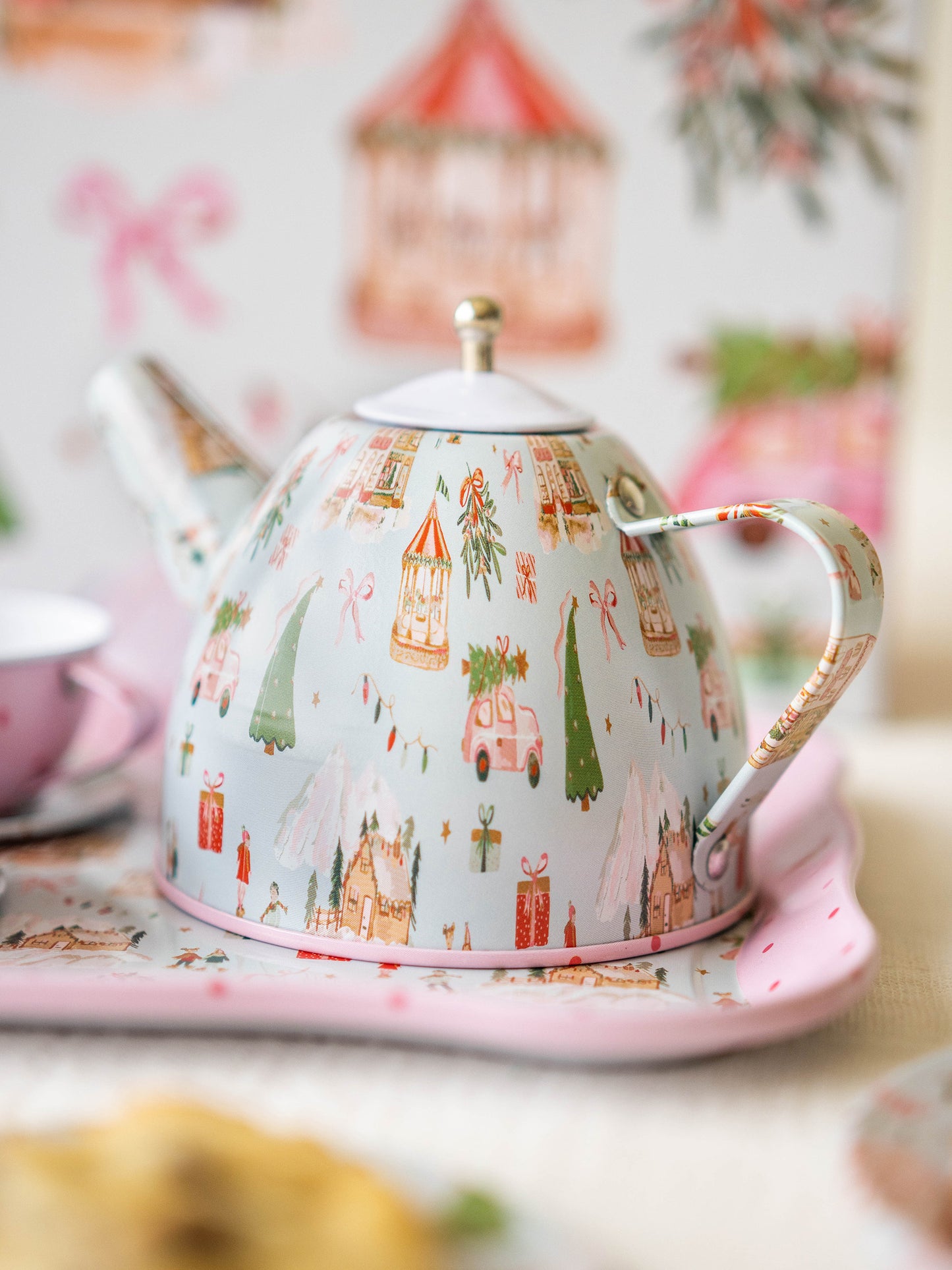 Tea Set - Christmas Village