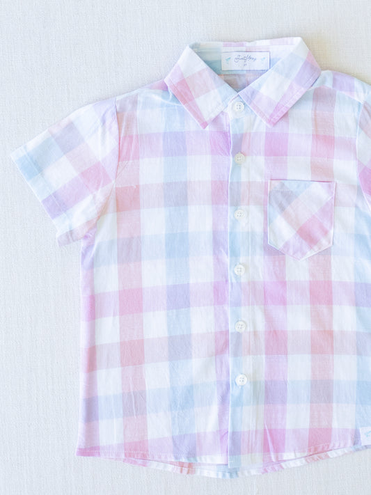 Boy's Button Up Shirt - Neapolitan