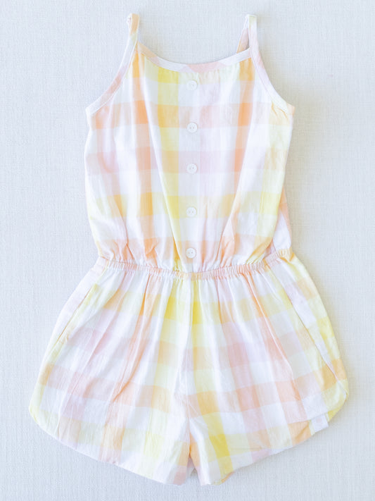 Easy Day Romper - Creamsicle