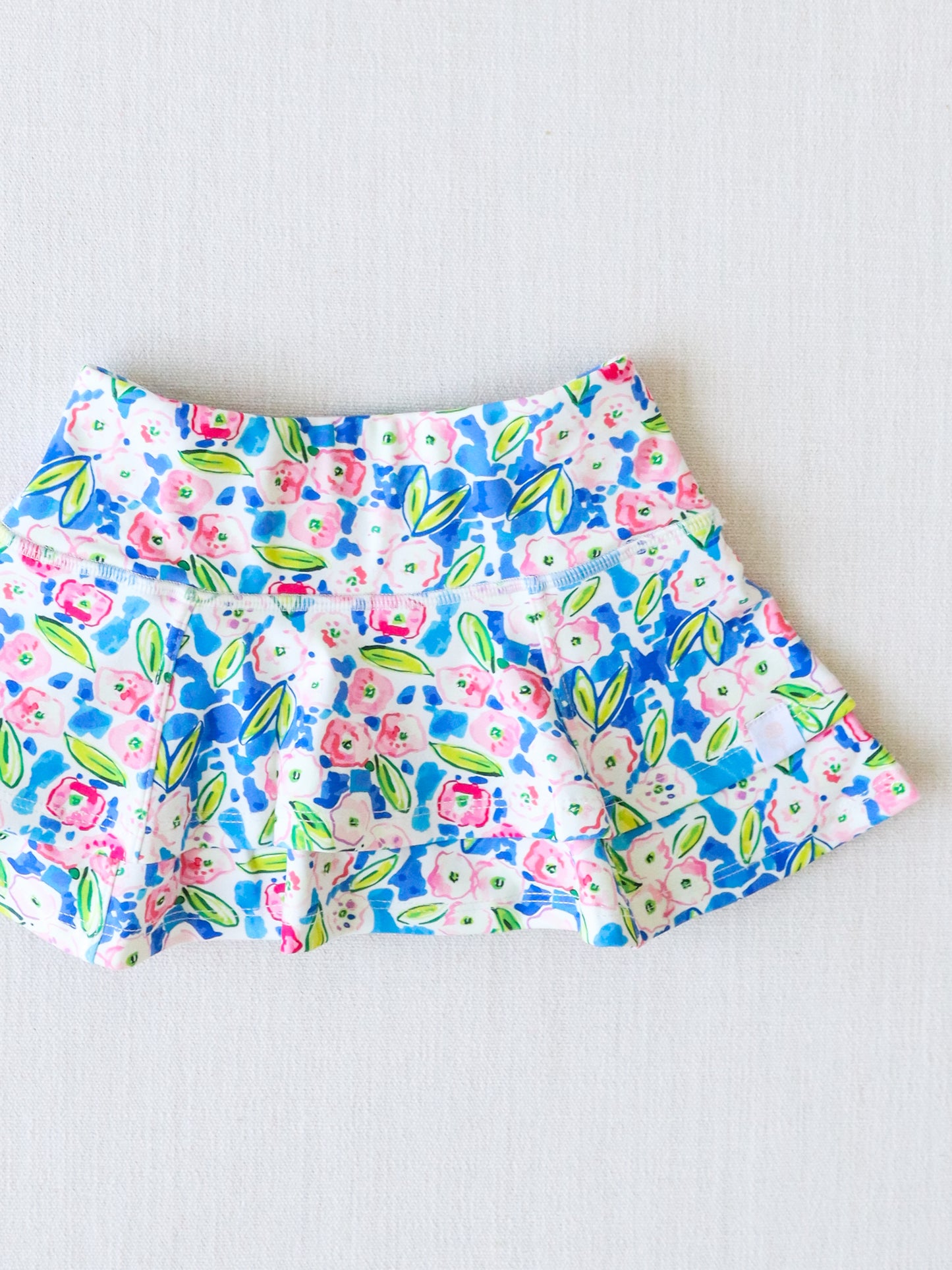 Jump Rope Skort - Water Lilies