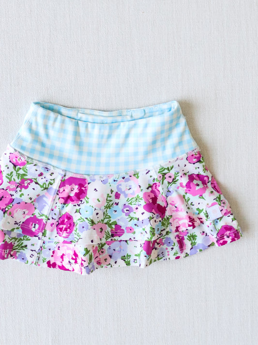 Jump Rope Skort - Violet Carnations