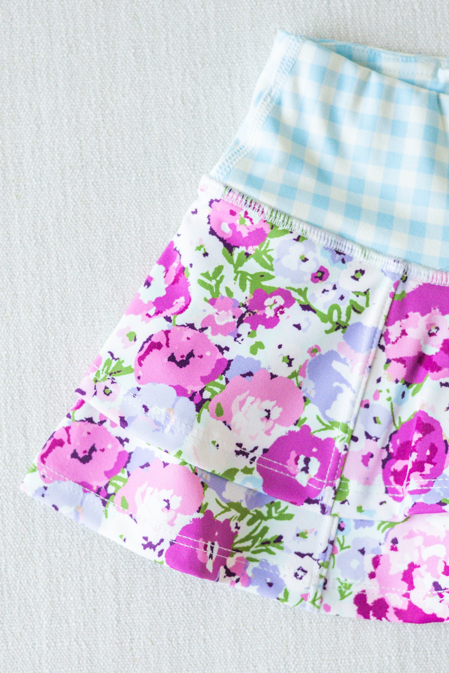 Jump Rope Skort - Violet Carnations