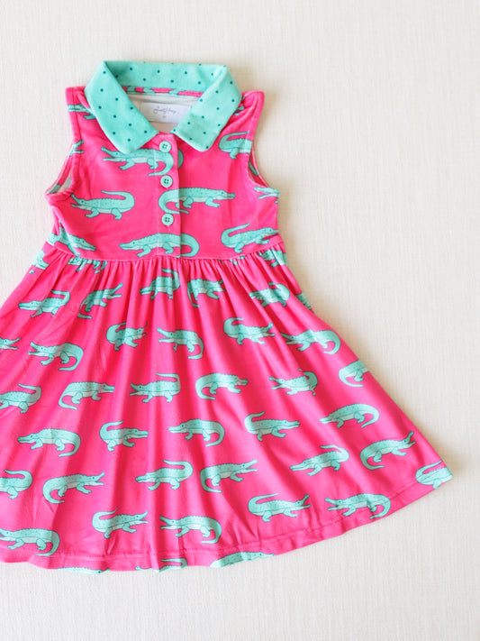 Terry Dress - See You Later Gator
