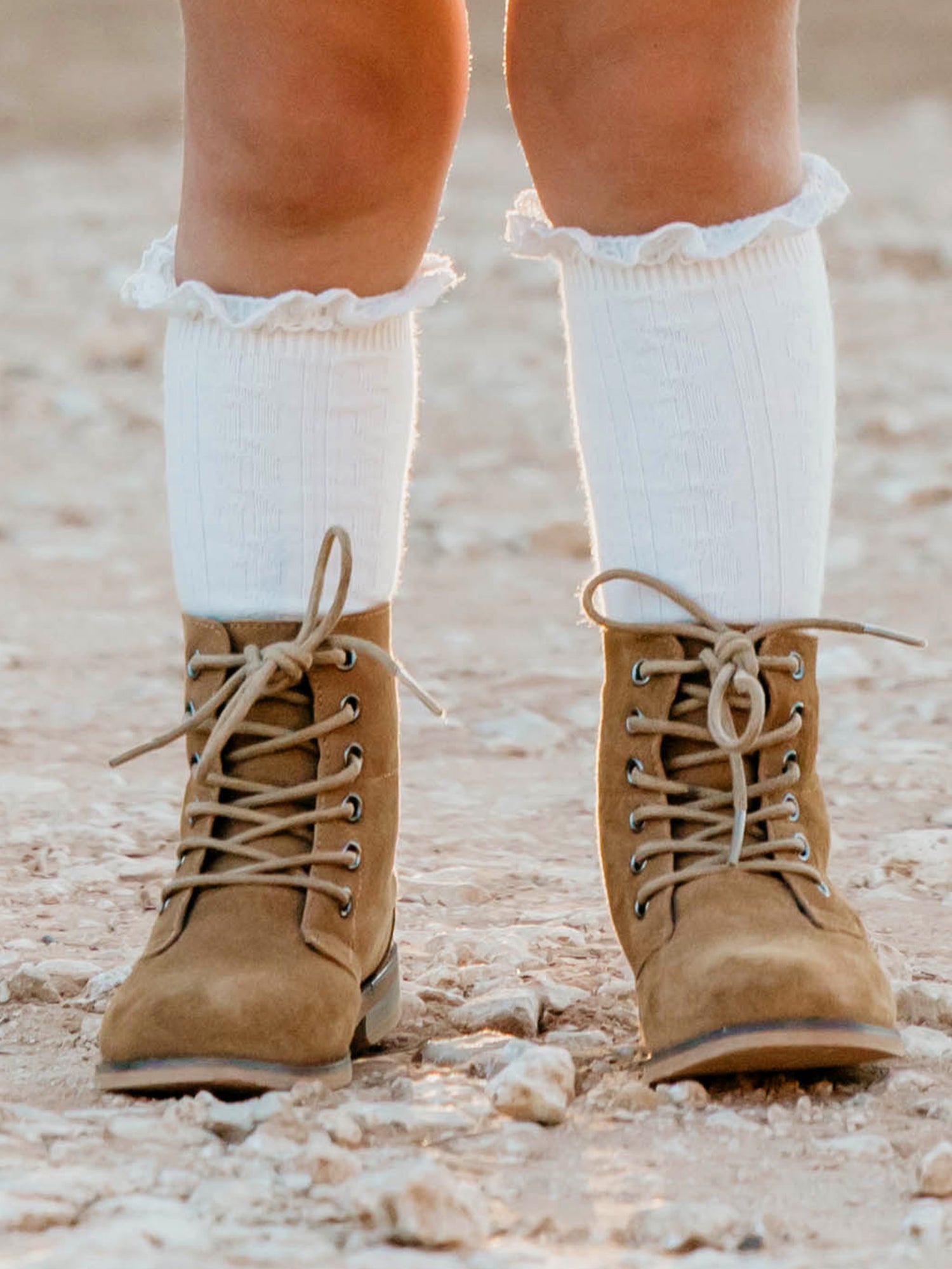 Boot Socks - Eggshell - SweetHoney Clothing