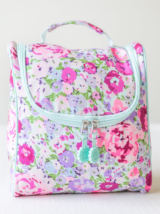 Toiletry Bag - Violet Carnations