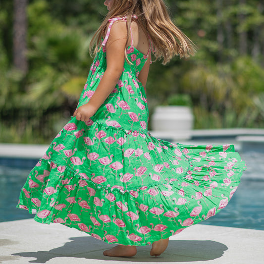 Beach Dress - Flamingo